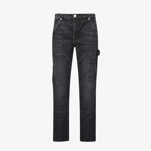 New! Frame Le Souch Faded High-Rise Straight-Leg Jeans 🖤 size 25 NWT - Picture 8 of 13